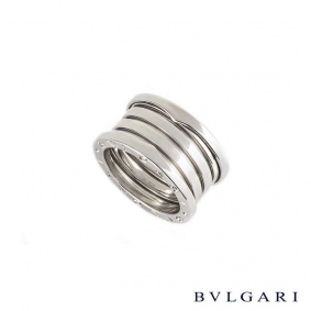 Bvlgari White Gold B.Zero1 Ring Size 56 AN191026